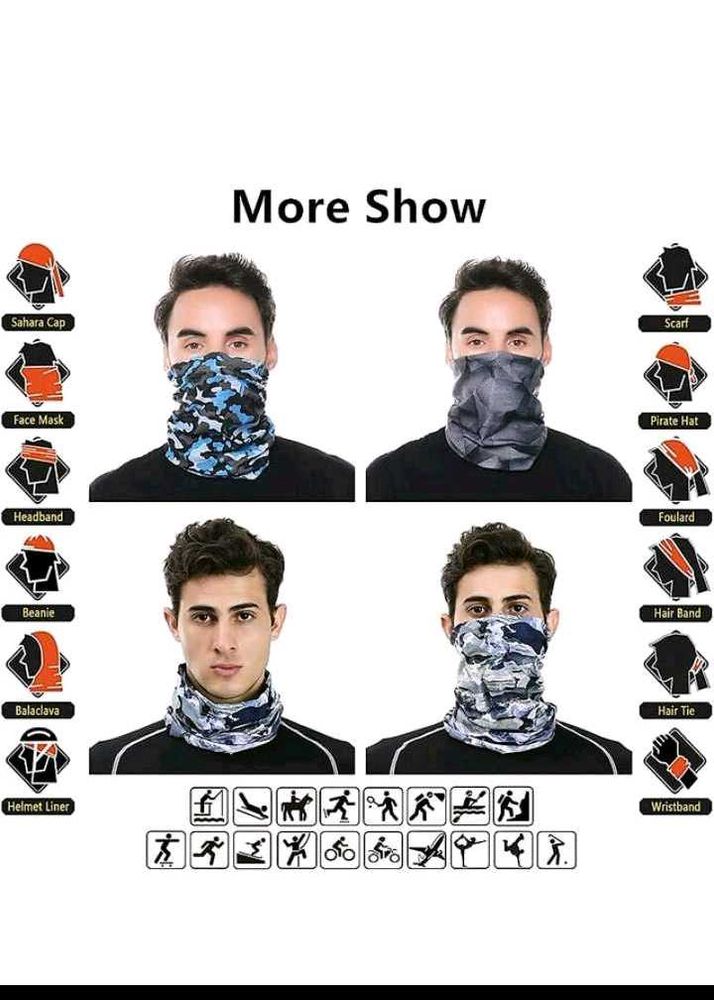 Multifunctional Headwear - Face Mask Scarf