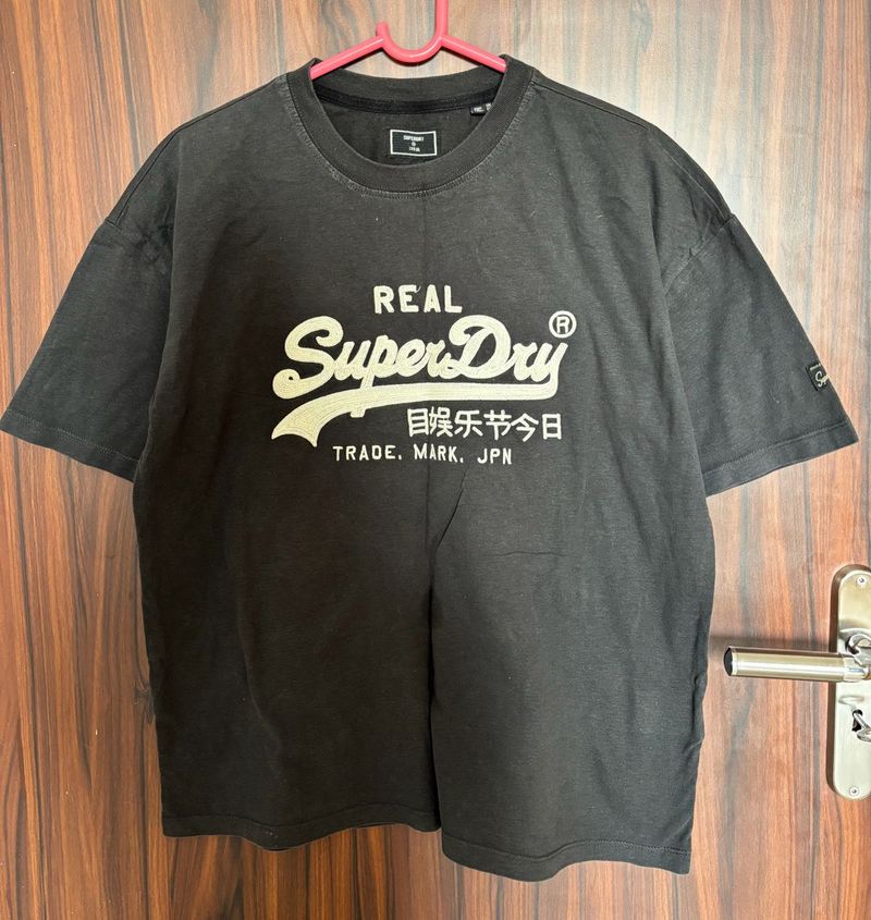 Superdry Logo Embroidered Boxy T-Shirt