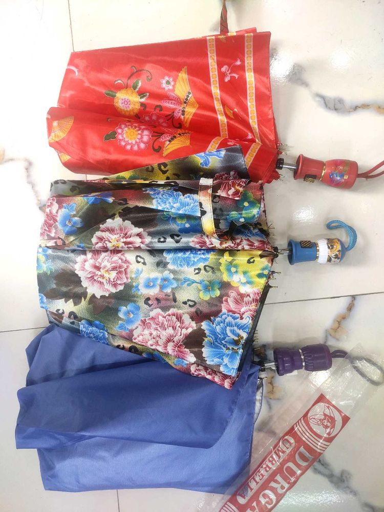 Colorful Umbrellas - Set of 3