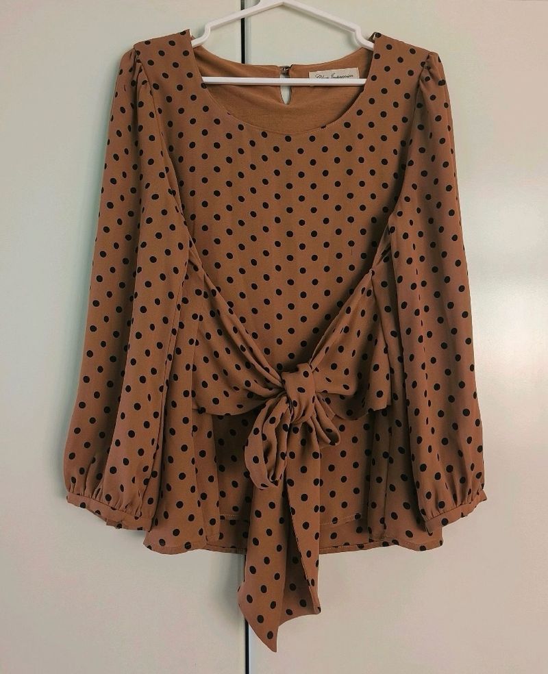 Polka Dot Clear Impression Top