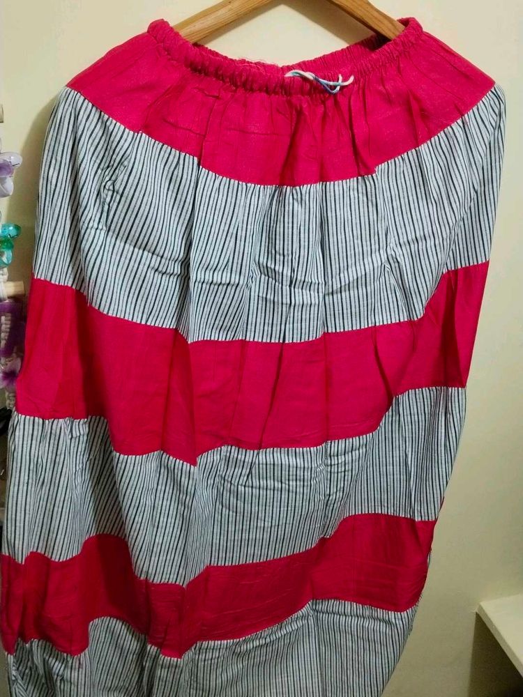 Striped Pink Skirt
