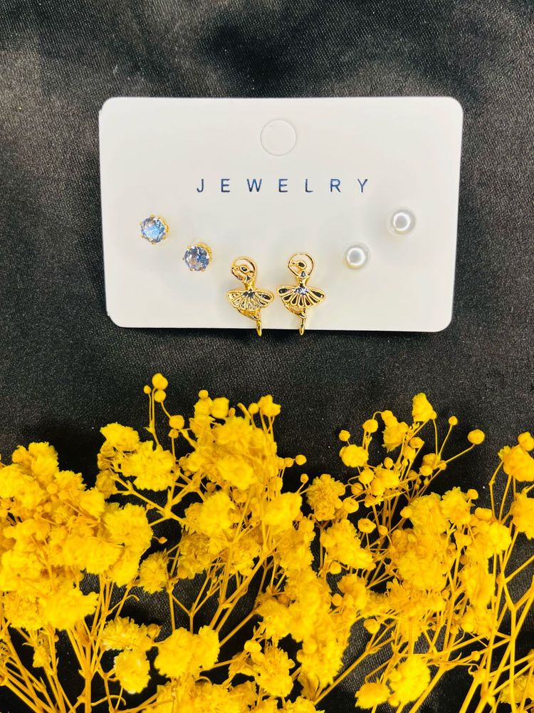 Dancing Girl Earring Set