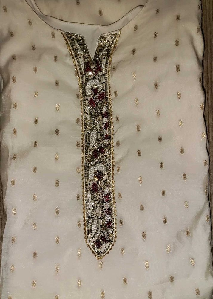 Traditional White Kurta Set
