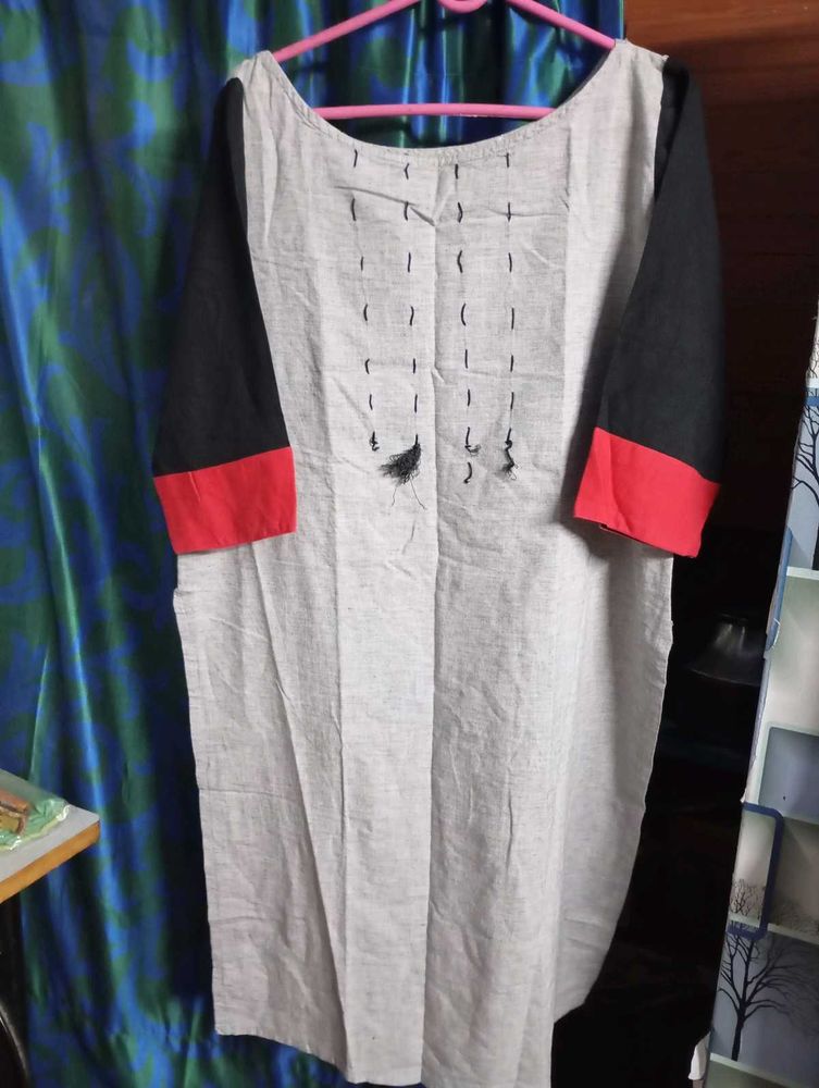 Used Color Block Tunic Dress