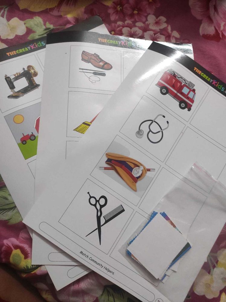 Profession Activity Card For Kids
