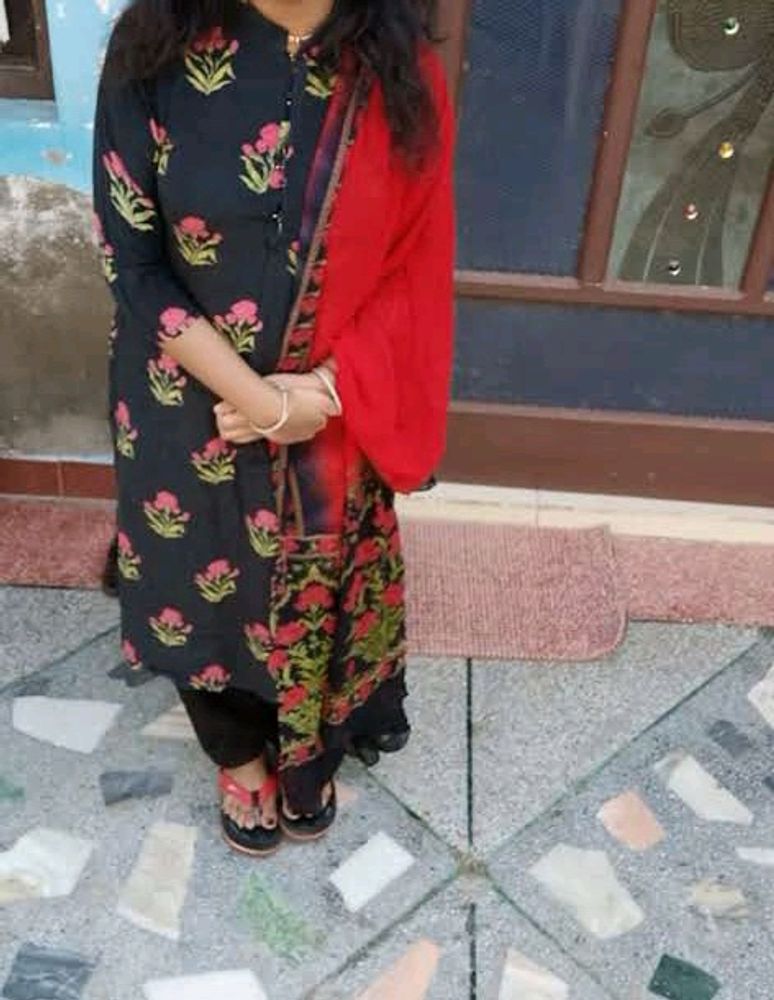 S Suit With Pathani Look Salwar And High neck