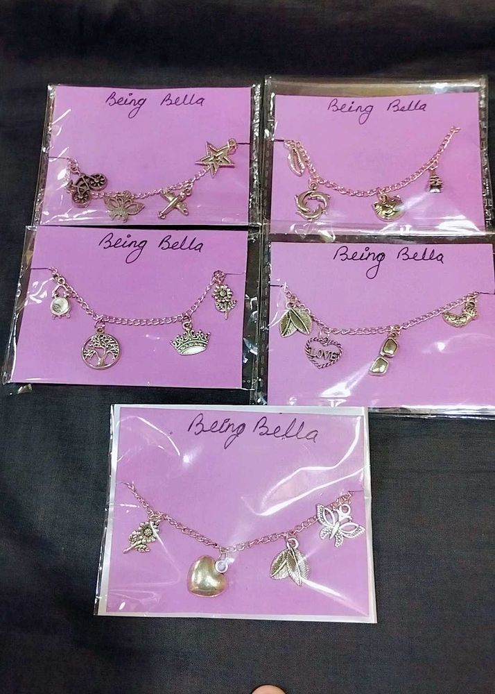 Being Bella Charm Anklet cum Braslate