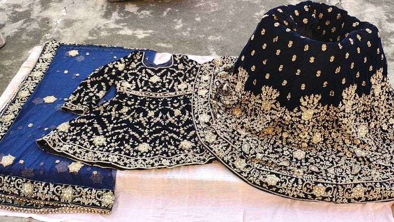 Elegant Embroidered Lehenga Choli Set