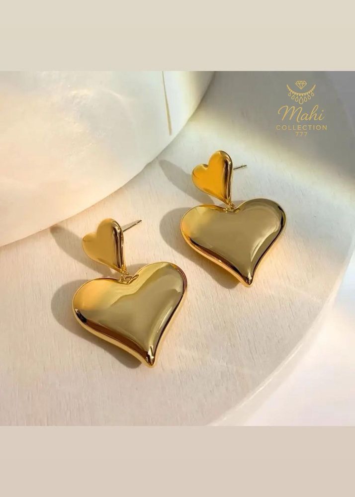 Heart Drop Earrings