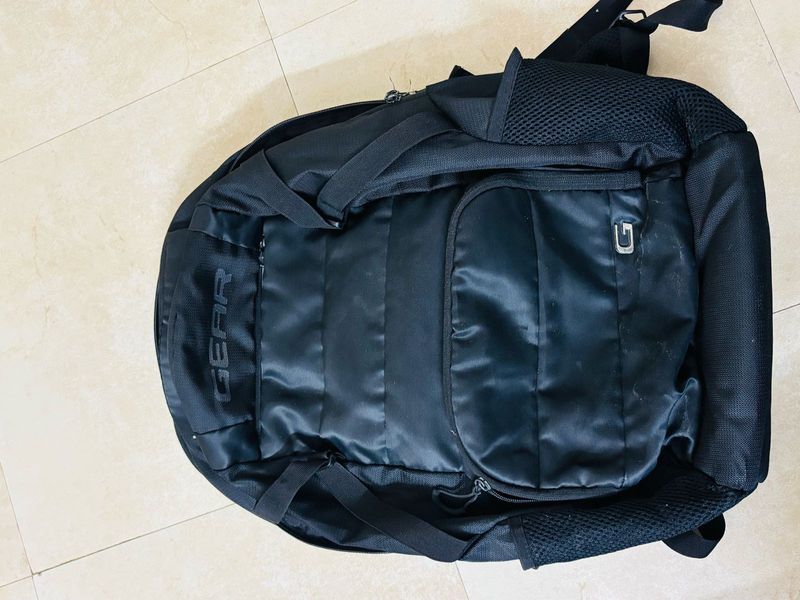 GEAR Black Backpack