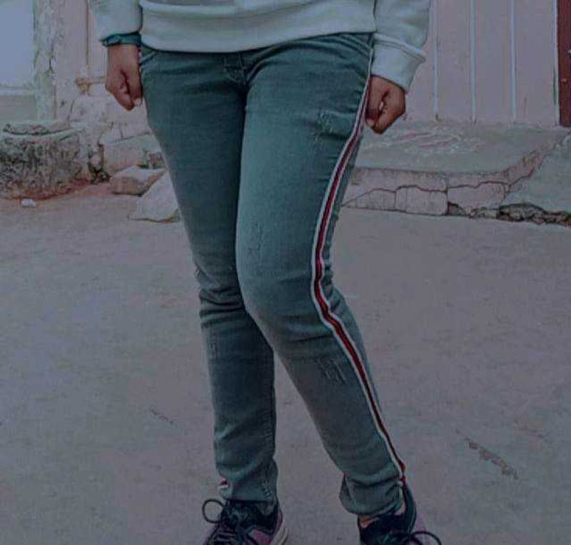 Stylish Striped Jeans