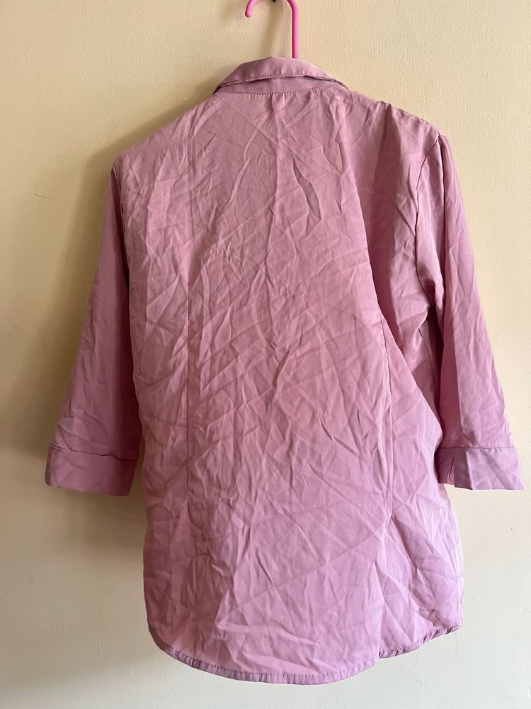Pink Casual Shirt