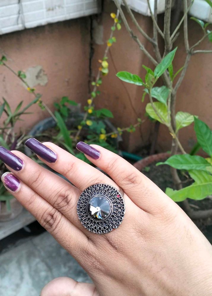 Statement Crystal Ring