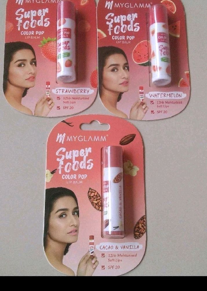 Combo Of 3 Lipbalm