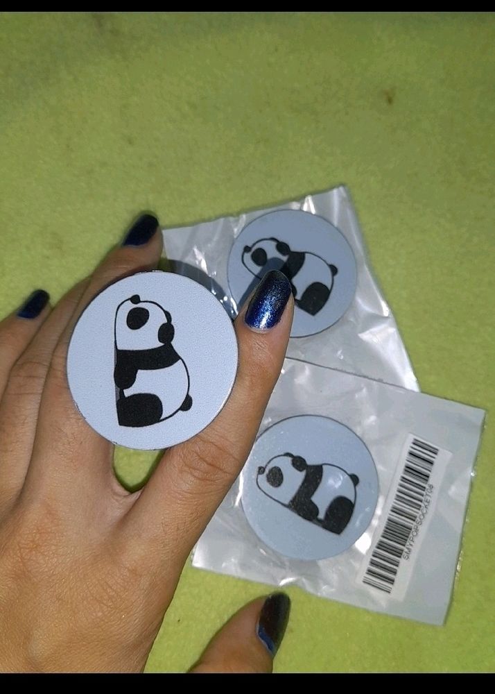 Phone Holder 📱 New &amp; Cute Panda  Printed Pack Of 1