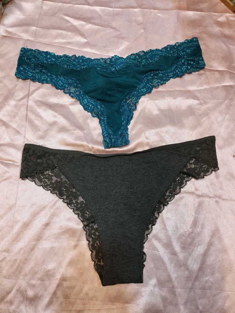 Lace Trim Thong Panties💥