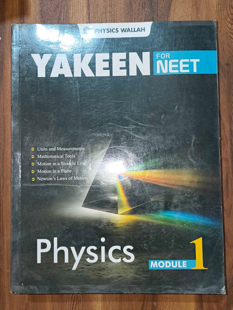 PW YAKEEN NEET BATCH ALL BOOKS
