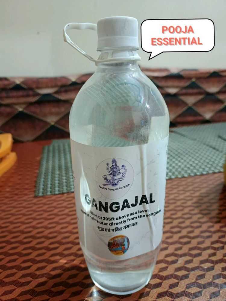 Ganga jal from sangam prayagraj