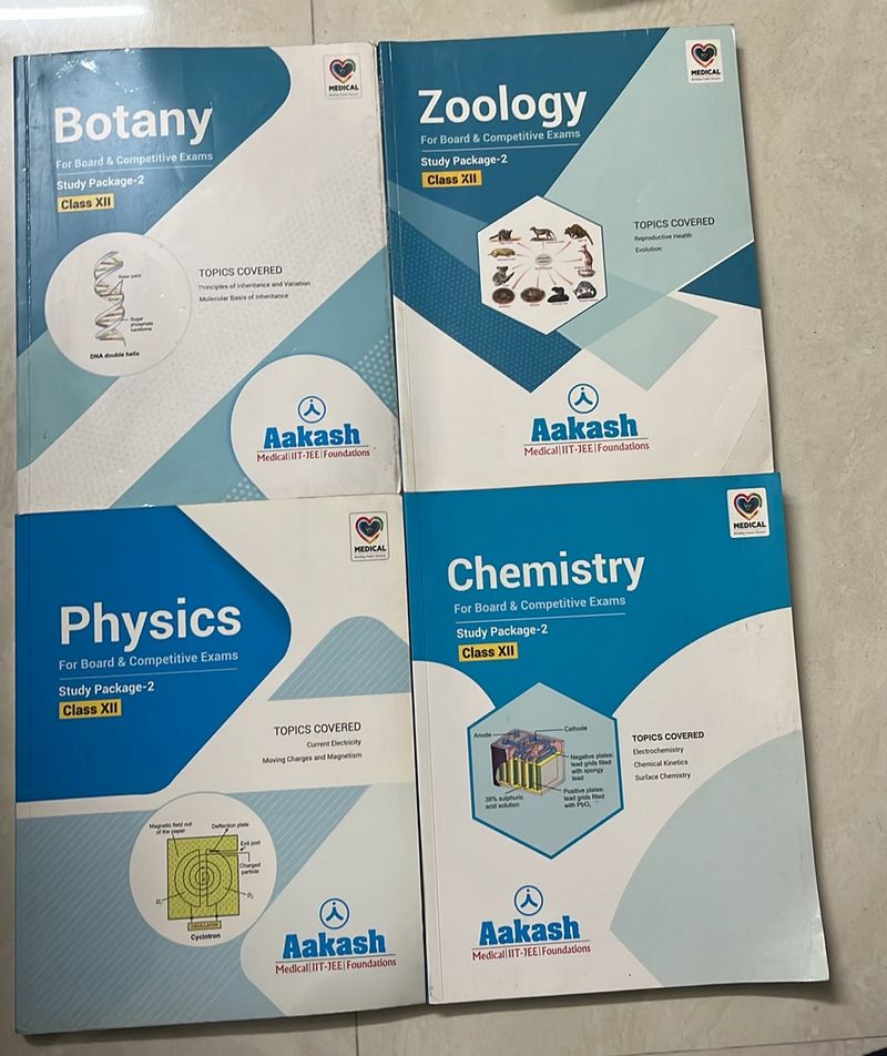 Aakash Study Package2 For NEET, class 12