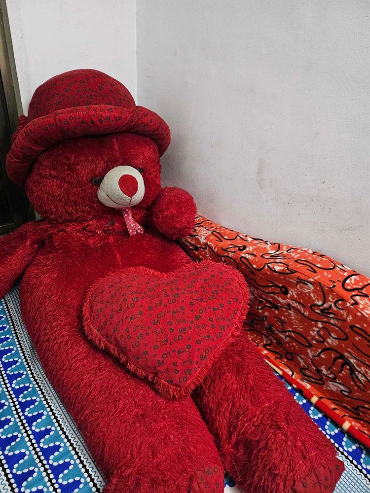 Giant Red Teddy Bear