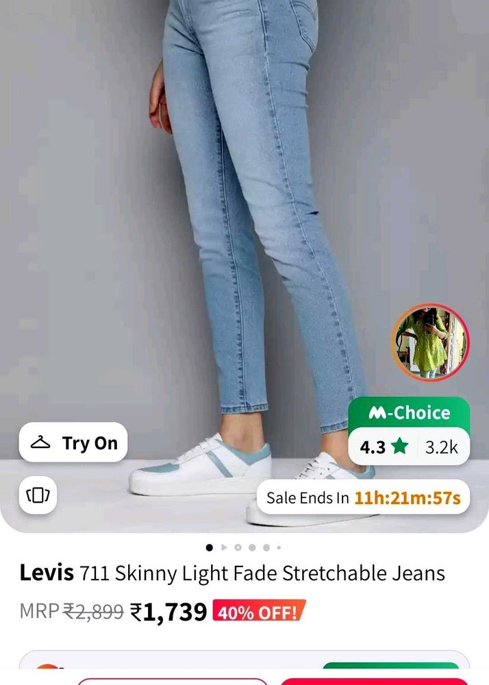 Limited! Levi&#39;s Women 711 skinny Jeans