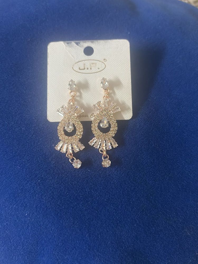 Sparkling Crystal Drop Earrings