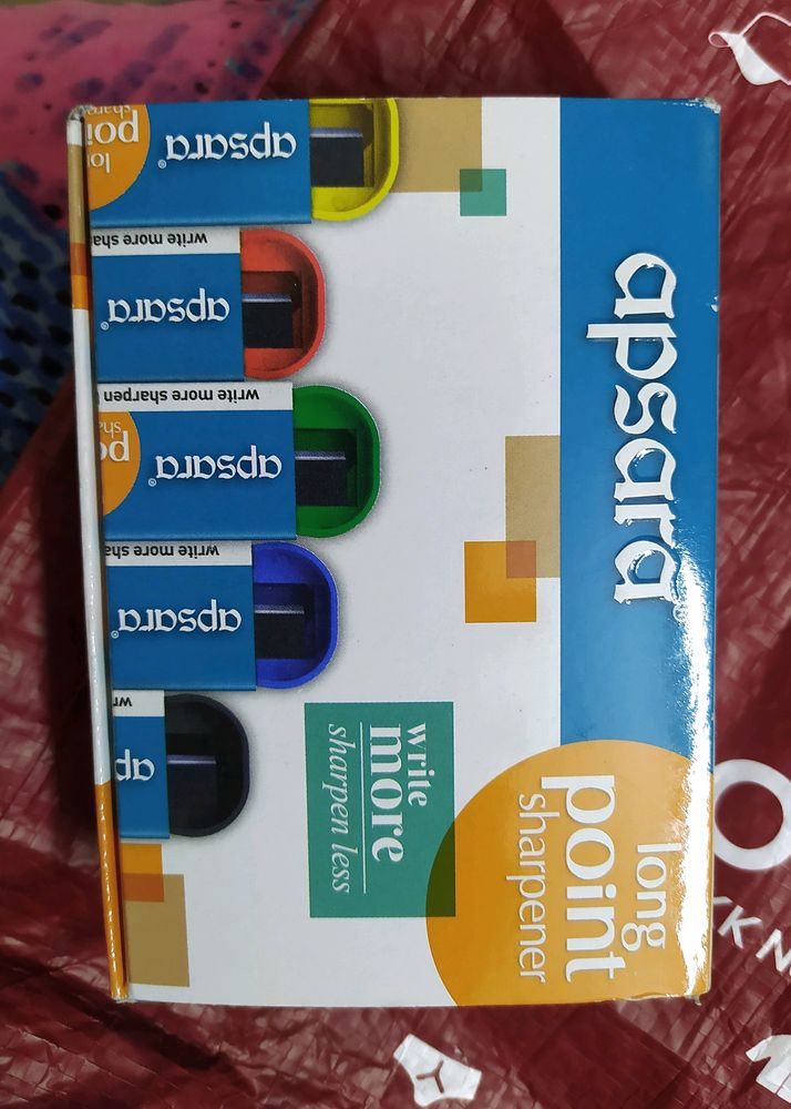 Apsara Long point Sharpeners (box of 20 nos) , new unopened..