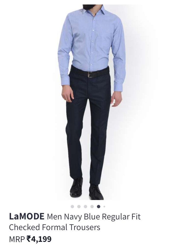 La Mode Men Formal Trouser