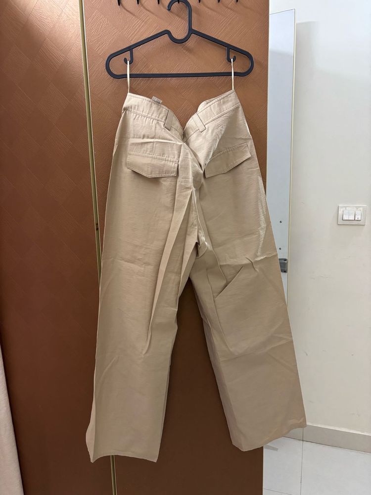 Beige Cargo Pants