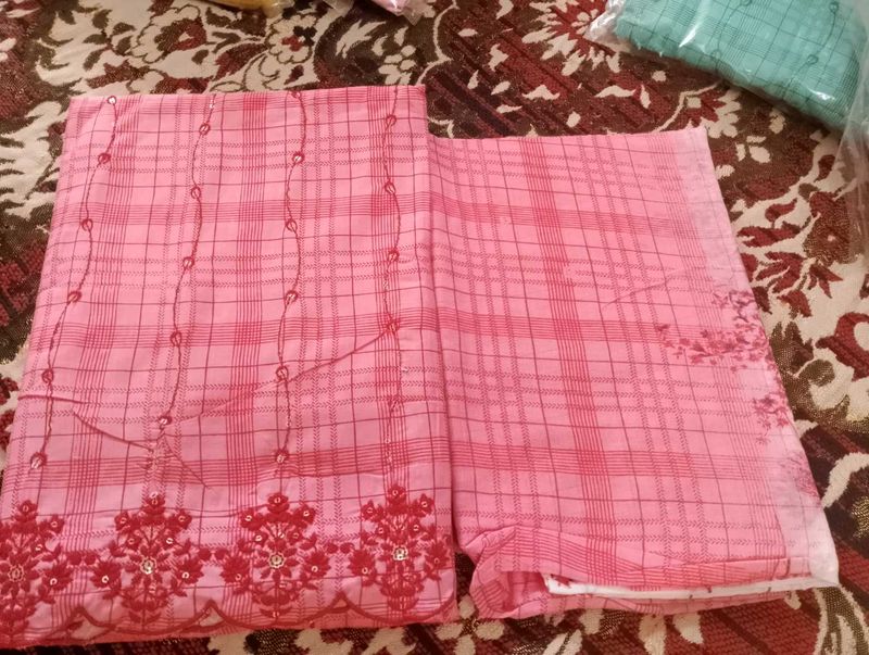 Pink Dress Material