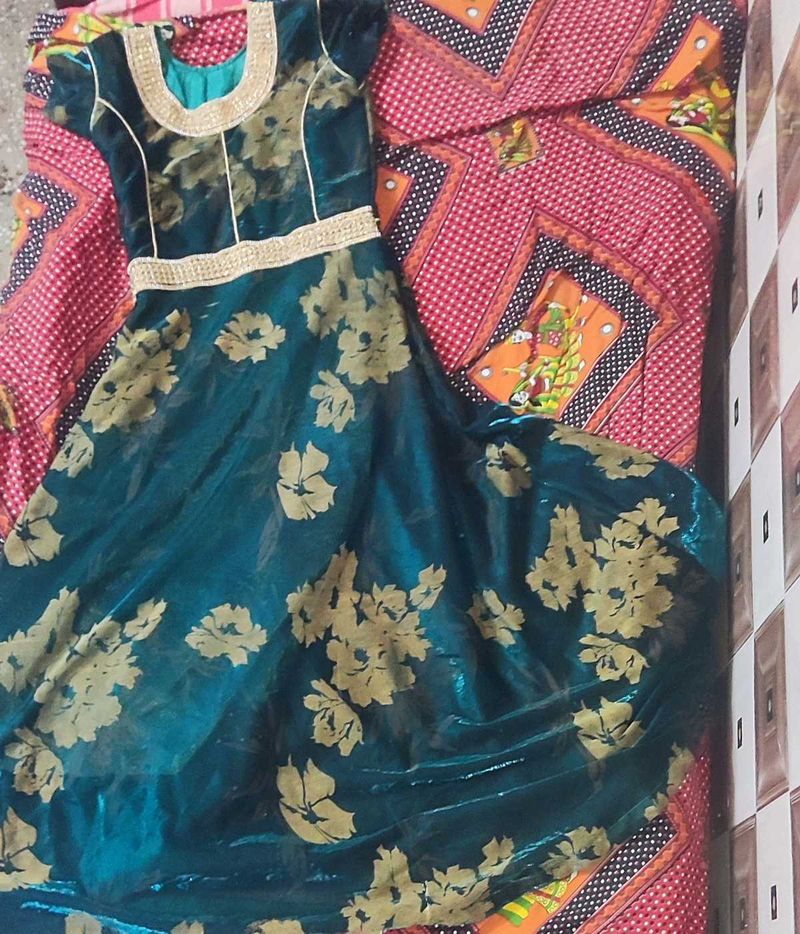 Golden Floral Frock