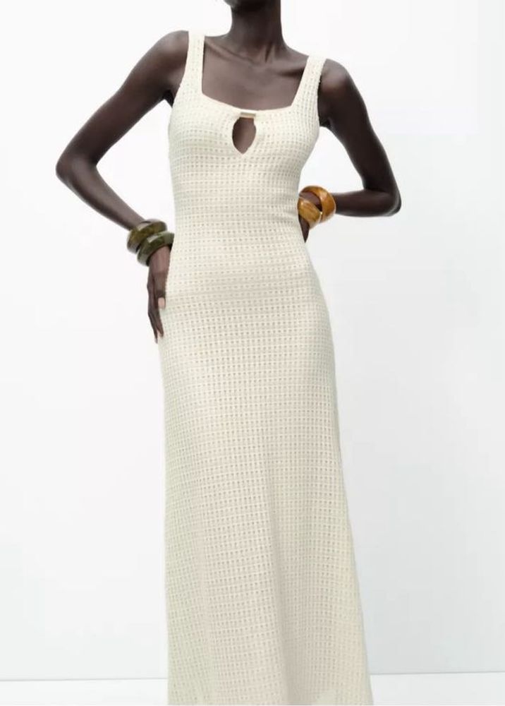 Zara Knit Midi Dress
