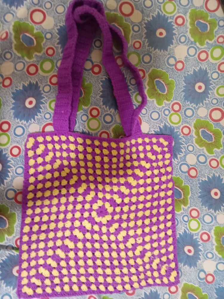 Handmade Pinteresty Crochet Tote Bag