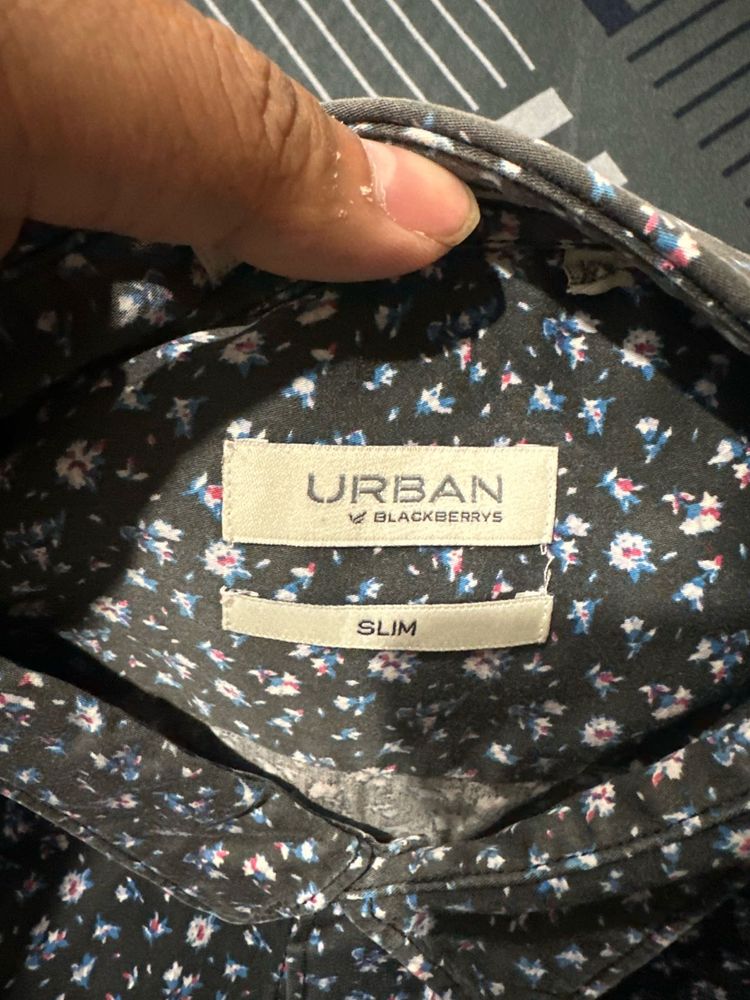 Urban by Blackberry Floral Print Shirt