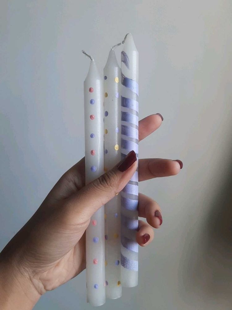 HANDPAINTED Y2K CANDLES