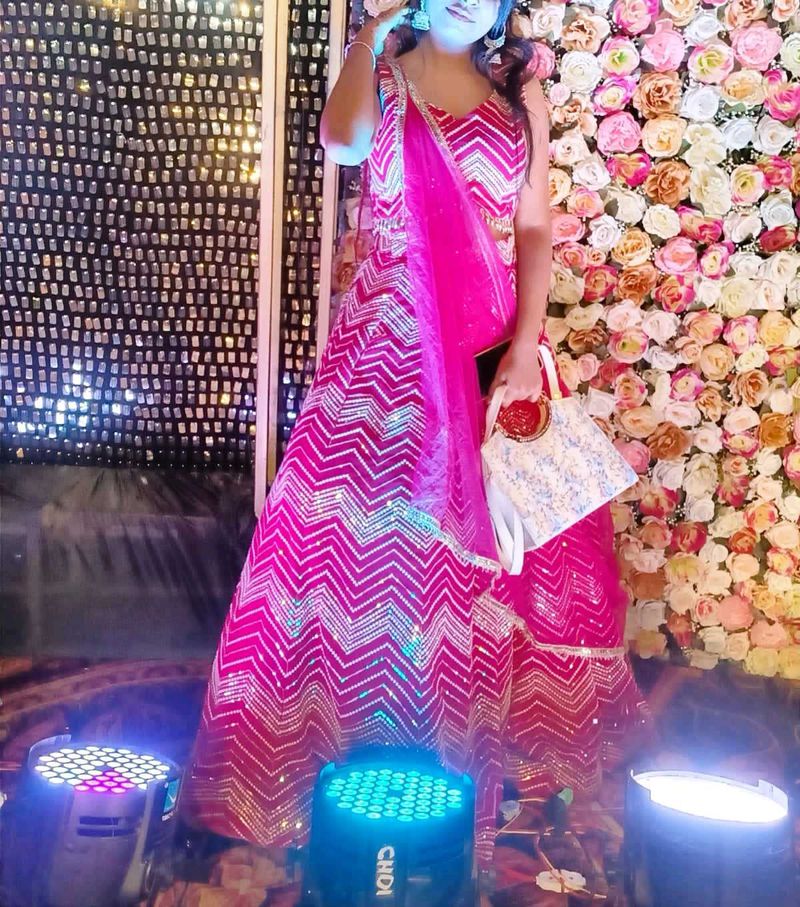 Cancan Heavy Lengha Choli Partywear