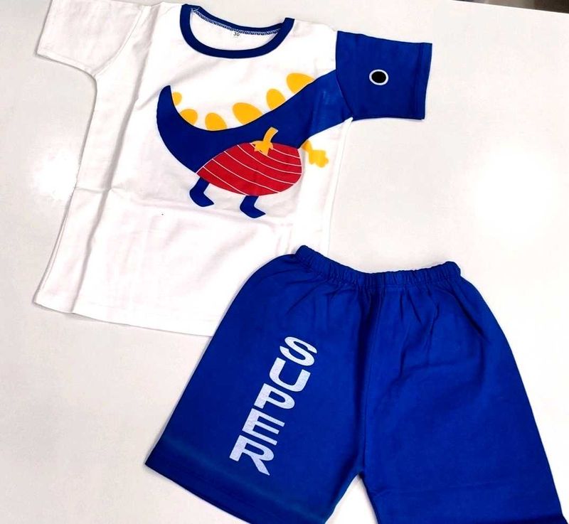 Boys Pairs Of Tshirt And Shorts