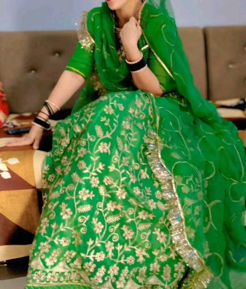 New Green Colour Rajput Posak