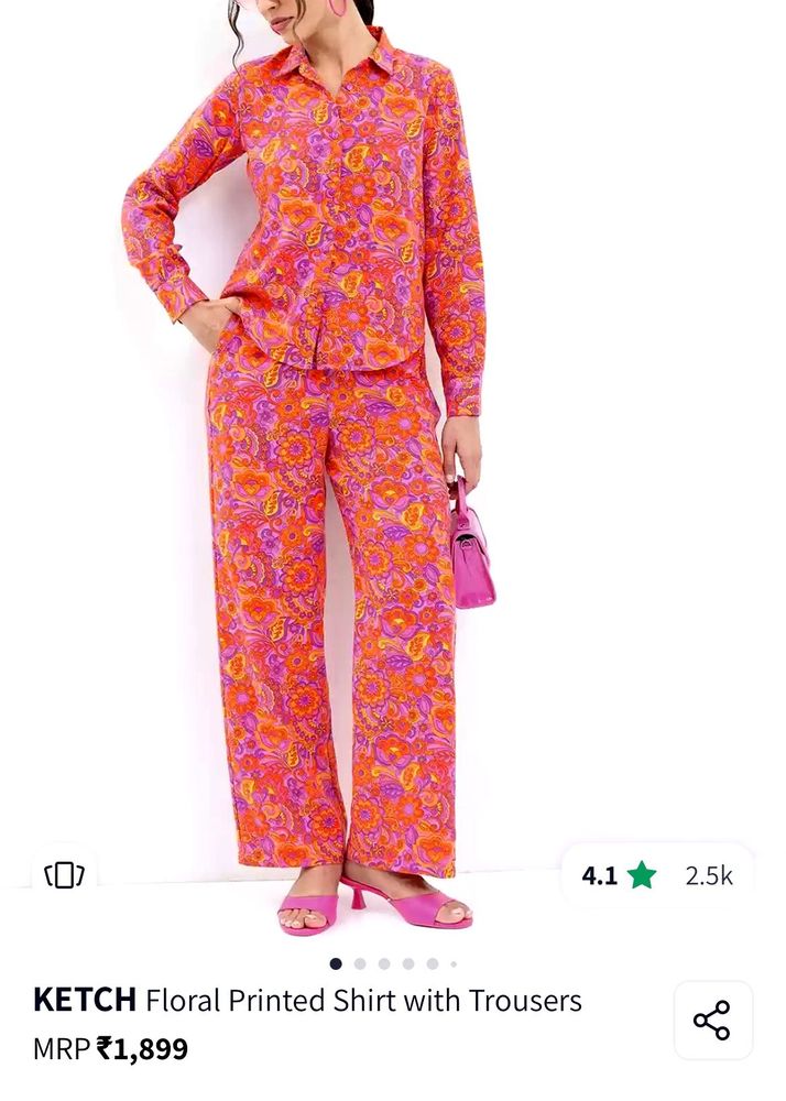 Ketch Floral Printed Co-Ords