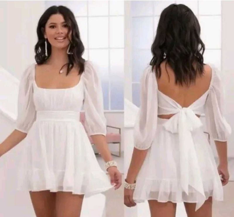 Chic White Mini Dress
