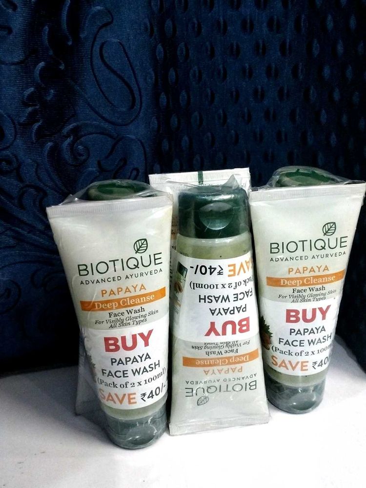 Biotique Papaya Deep Cleanse Face Wash