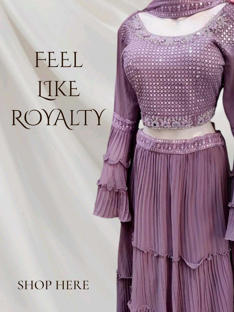 🌸 Mirror Work Lehenga Choli Set 🌸