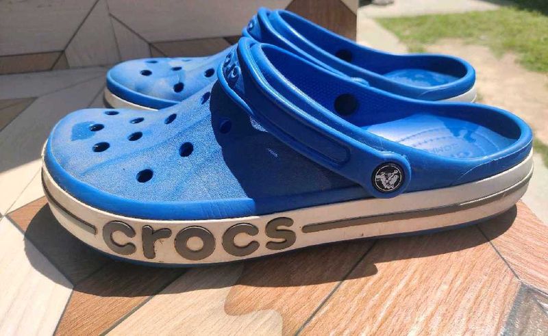 Blue Crocs Clogs