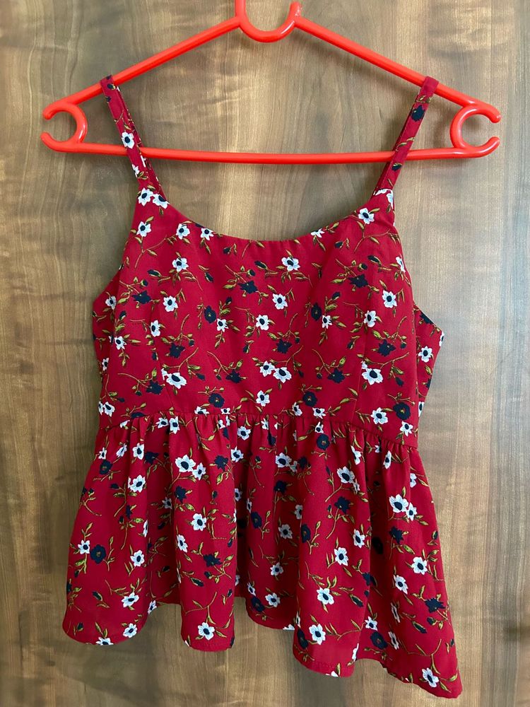 NUON Peplum Top