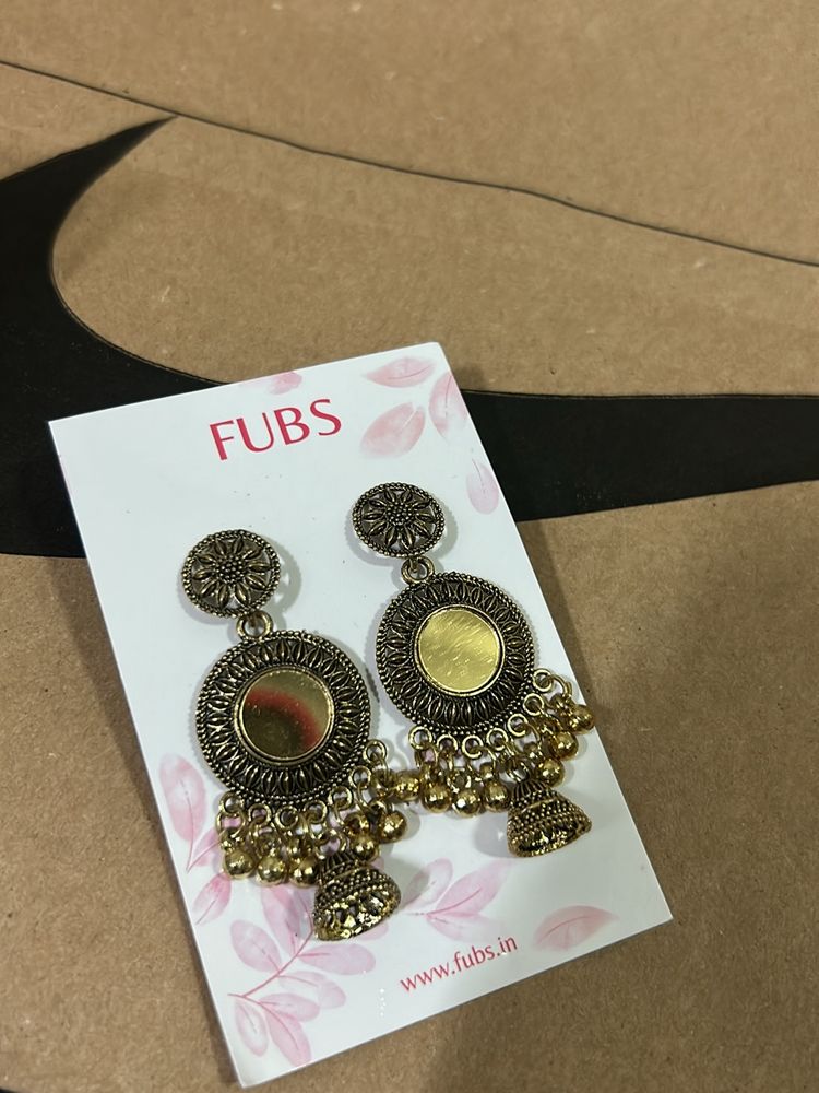 New Brand Oxidised Earrings