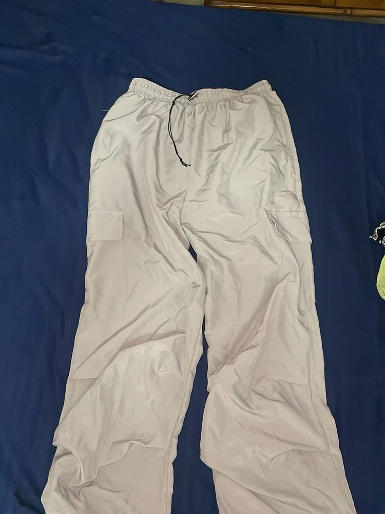 Beige Cargo Pants