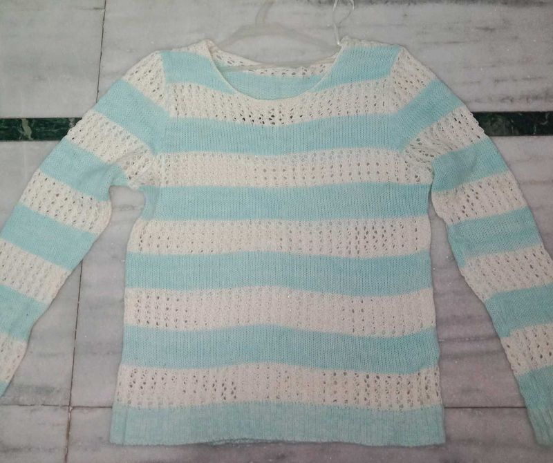 Striped Knit Sweater