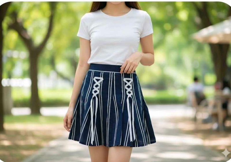 Tiny girl : Skirt with shorts
