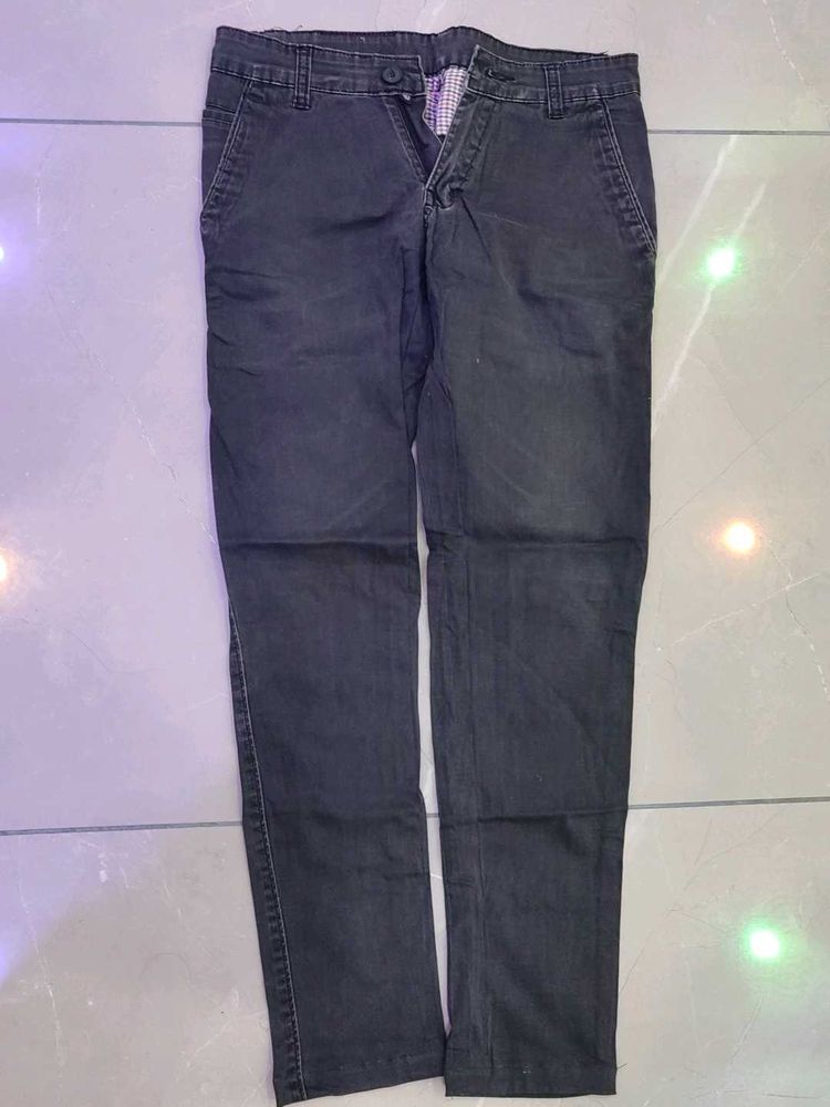 Dark Grey Casual Trousers