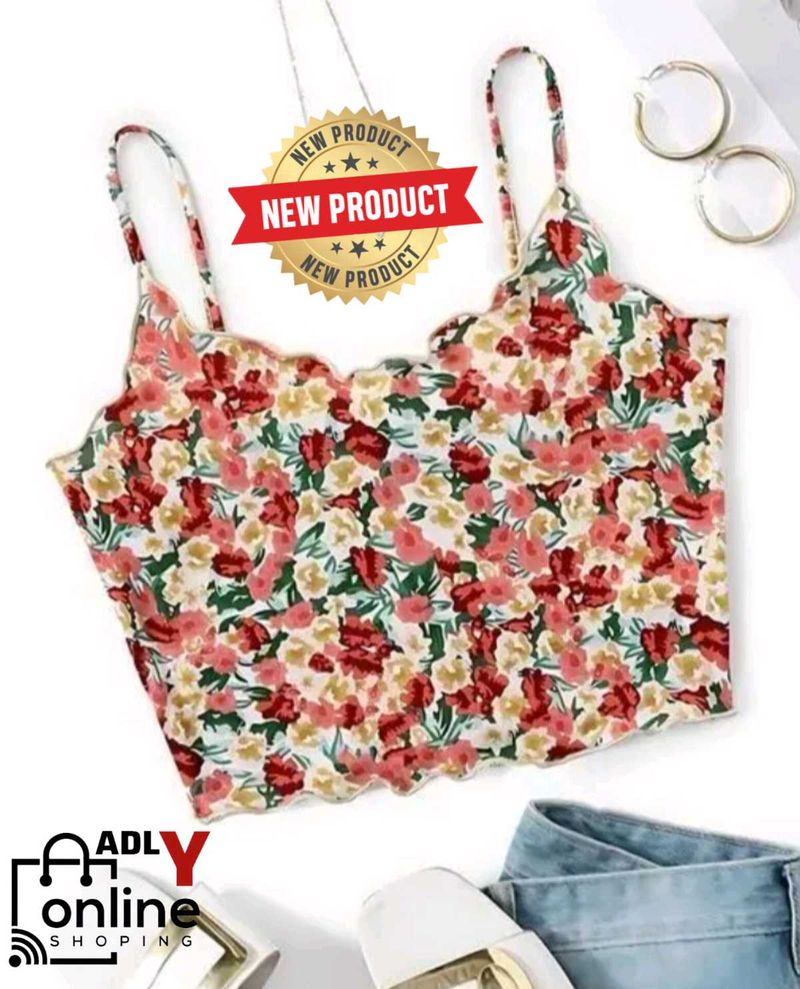 Floral Print Tank Top